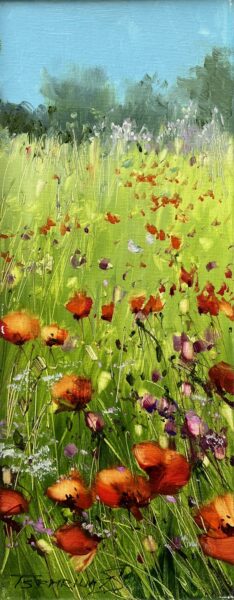 Scarlet Field Sonata - a painting by Sergiy Tsemrouk