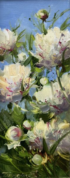 Petals in Ascent - a painting by Sergiy Tsemrouk