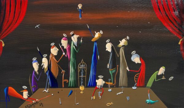 Midnight Benediction - a painting by Jarosław Kiełczyński