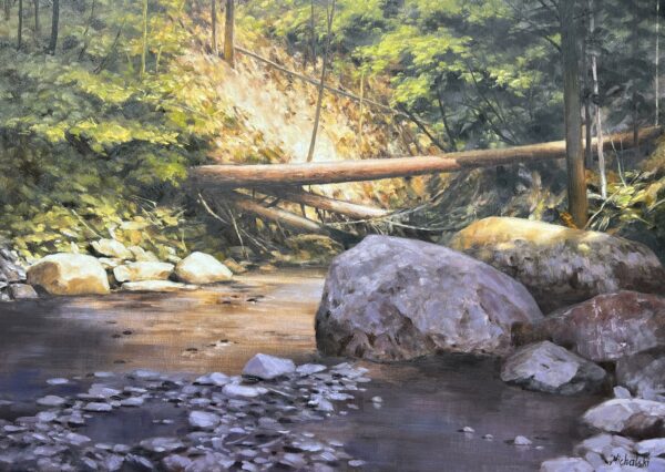 Understory Light - a painting by Ryszard Michalski