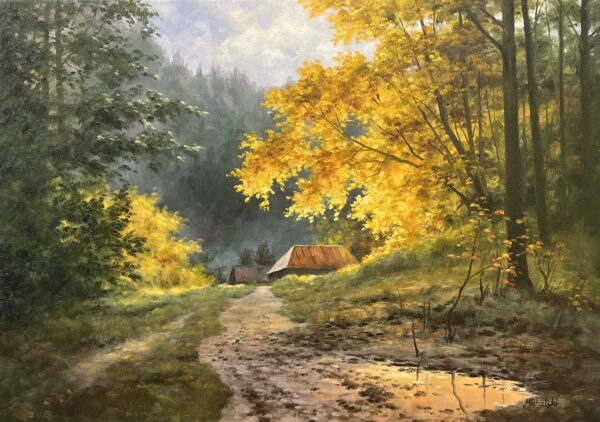 Maple Lullaby - a painting by Ryszard Michalski