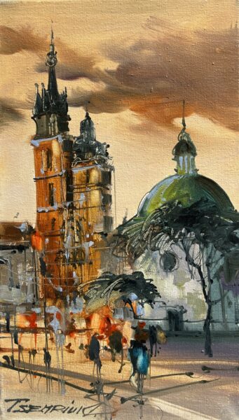 Gilded Hour - a painting by Sergiy Tsemrouk