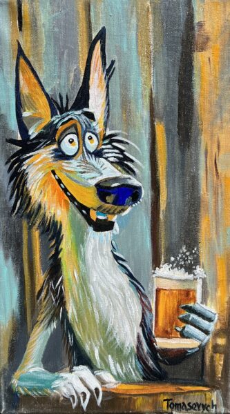 Tapside Serenade - a painting by Aleksander Tomasievych