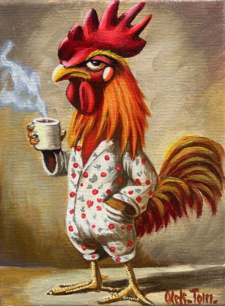 Dawn’s Connoisseur - a painting by Aleksander Tomasievych
