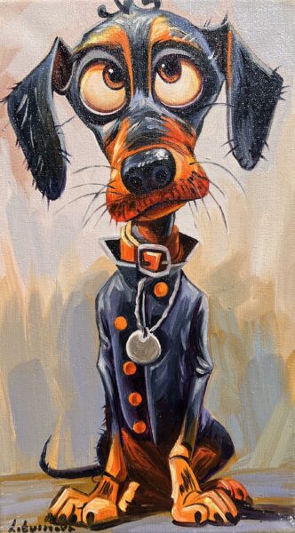 Ceremonial Gaze - a painting by Olga Litvinova