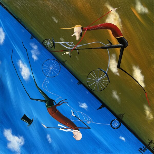 Diagonals of Flight - a painting by JarosÅ‚aw KieÅ‚czyÅ„ski