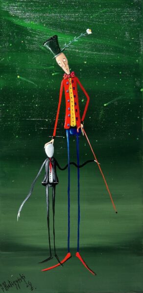 Celestial Dandy - a painting by JarosÅ‚aw KieÅ‚czyÅ„ski