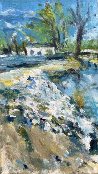 Shoreline Resonance - a painting by Jerzy Kulka