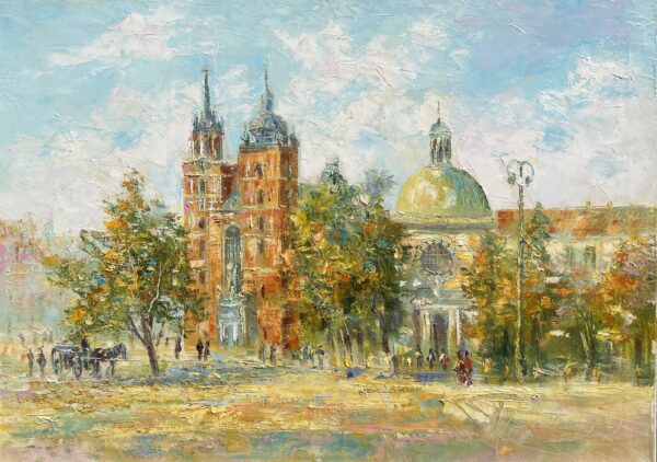 Amber Spires - a painting by Adam Nowakowski