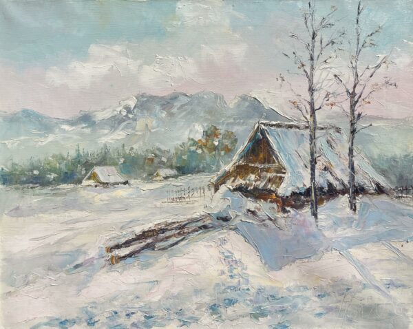 Snowbound Lullaby - a painting by Adam Nowakowski
