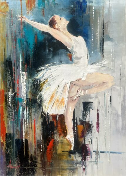 Luminous Ascent - a painting by Alfred Anioł