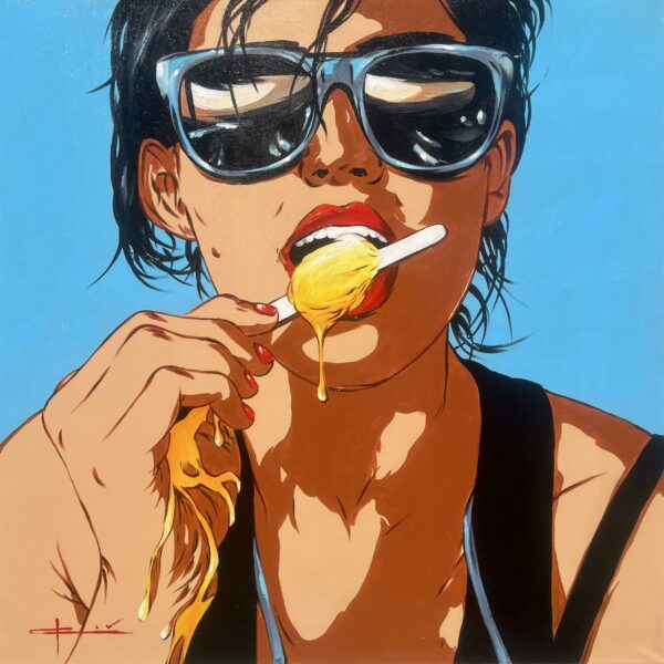 Sunlit Indulgence - a painting by Marian Jesień