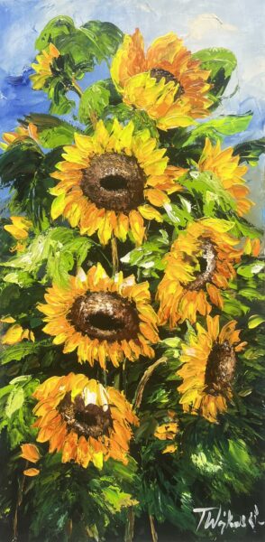 Heliotropic Chorus - a painting by Tadeusz Wojtkowski