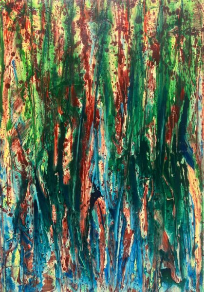 Verdant Fugue - a painting by Marcin Semik