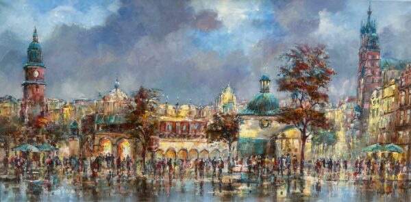 Arcade of Echoes - a painting by Danuta Frydrych