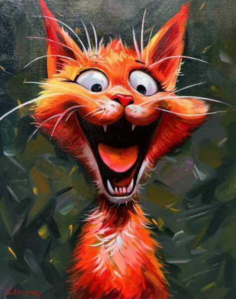 Gleeful Ember - a painting by Olga Litvinova