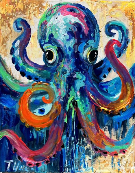Painting - a painting by Tadeusz Wojtkowski