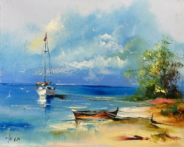 Tide of Morning - a painting by Alfred Anioł