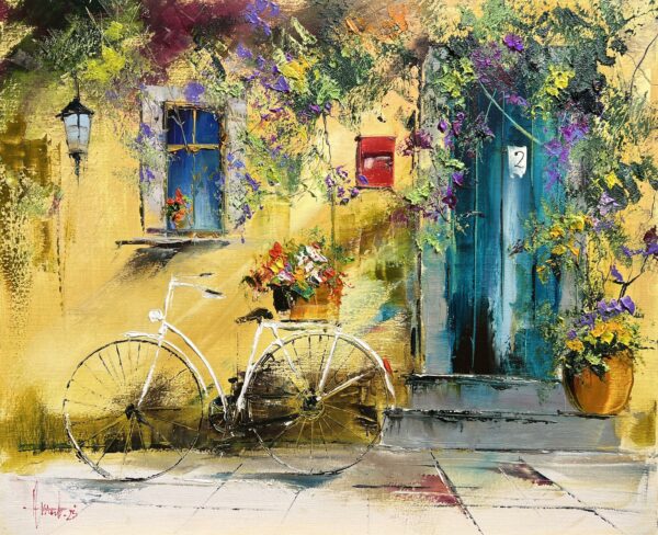 Sunlit Interlude - a painting by Alfred Anioł