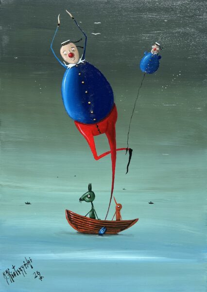 Buoyant Concerto - a painting by Jarosław Kiełczyński