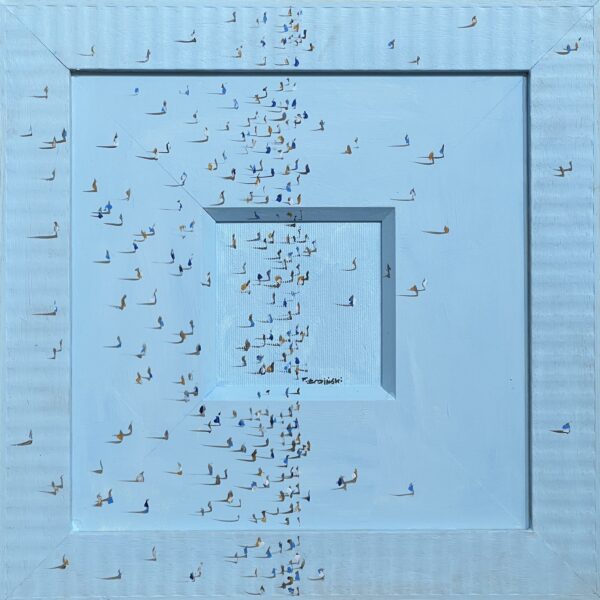 Azure Congregation - a painting by Filip Łoziński
