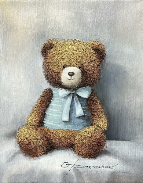 Threaded Reverie - a painting by Oksana Parashchak