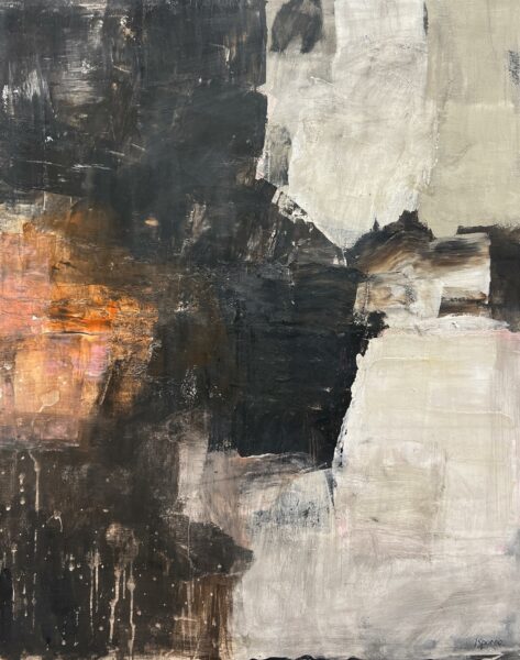 To Black Cinder - a painting by Justyna Spórna
