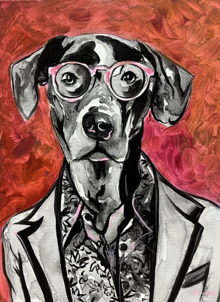 Gentleman’s Gaze - a painting by Agnes