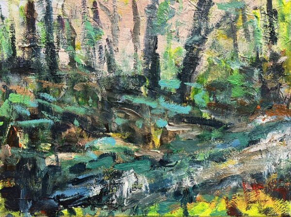 Verdant Recollection - a painting by Jerzy Kulka