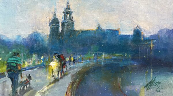 Painting - a painting by Maciej Szwec