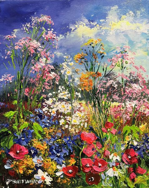 Cathedral of Blooms - a painting by Pentti Vainio