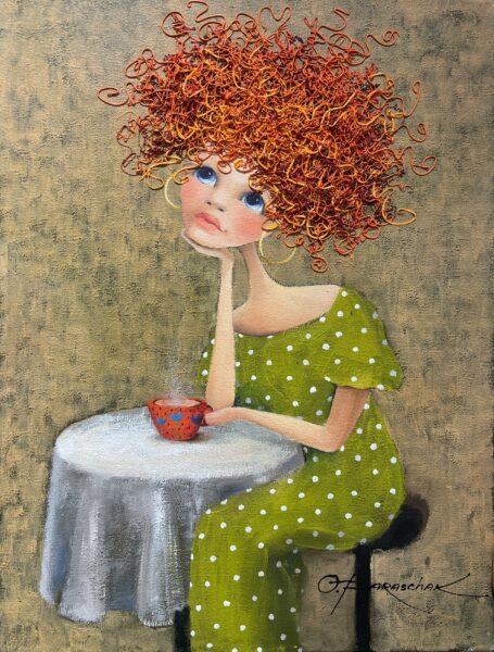 Dreamed - a painting by Oksana Parashchak