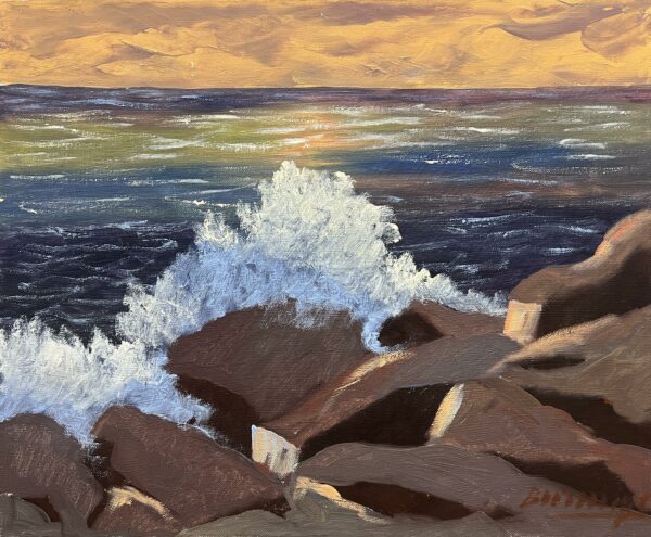 Tidal Choreography - a painting by European school (XX)