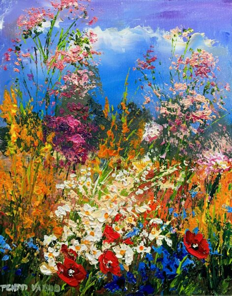 Garden Crescendo - a painting by Pentti Vainio