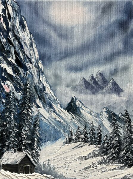 Austere Repose - a painting by Marek Rojek