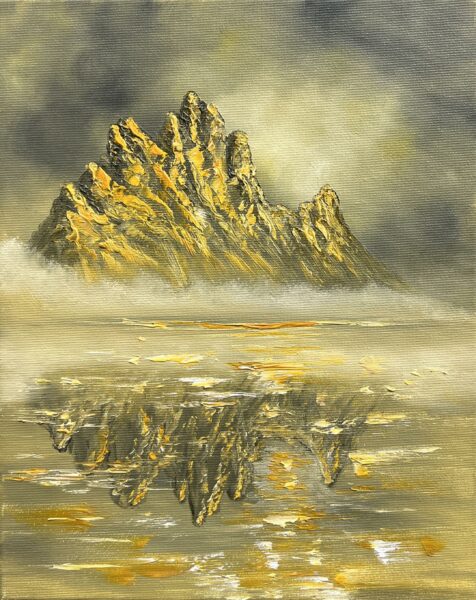 Auric Ridge - a painting by Marek Rojek
