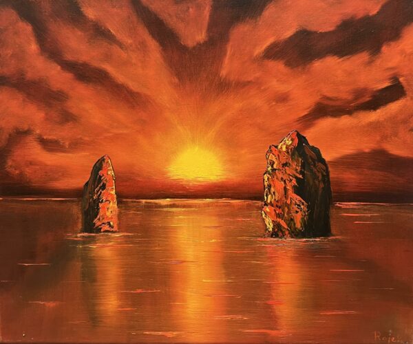 Painting - a painting by Marek Rojek