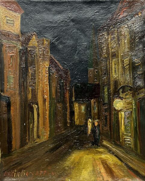 Amber Nocturne - a painting by European school (XX)