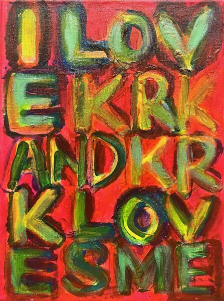 Verdant Declarations - a painting by Agata Olek