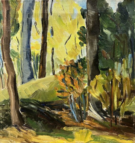 Sunlit Grove Refrain - a painting by European school (XX)