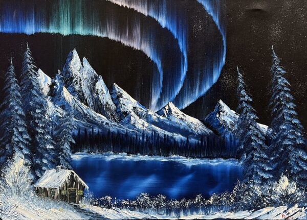 Auroral Nocturne - a painting by Marek Rojek