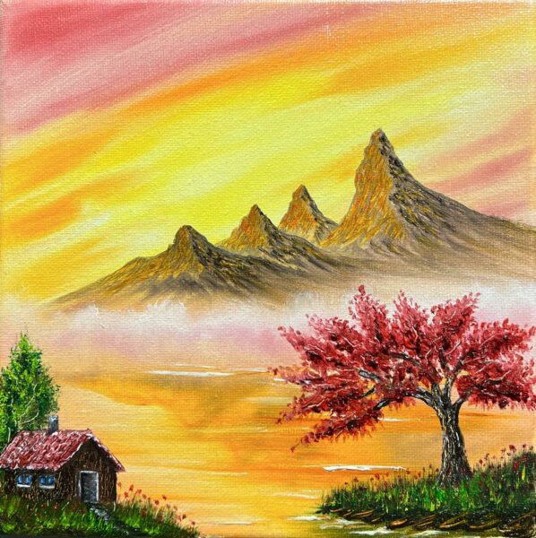 Applause of Light - a painting by Marek Rojek
