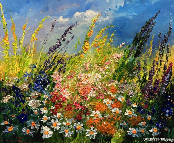 Petal Sonata - a painting by Pentti Vainio