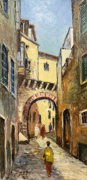 Arch of Afternoon Light - a painting by European school (XX)