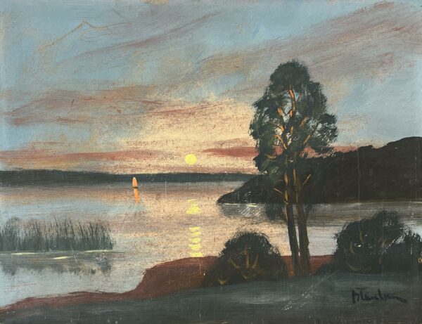 Evensong at the Headland - a painting by European school (XX)