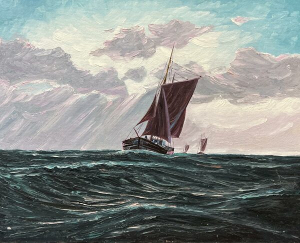 Russet Passage - a painting by European school (XX)