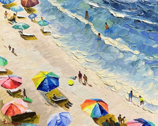 Chromatic Shoreline - a painting by Aleksander Tomasievych