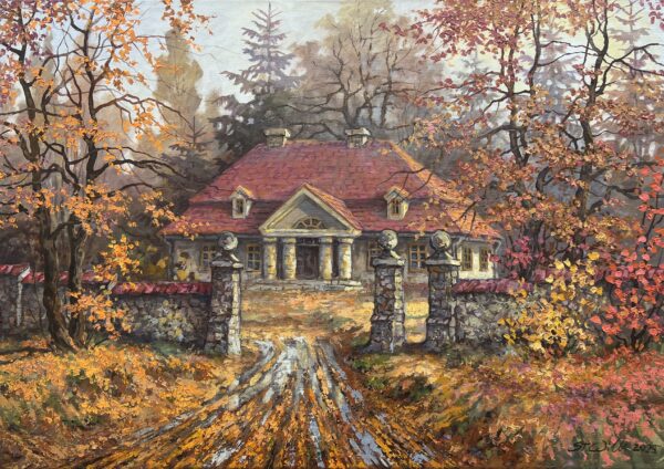 Gate of Golden Memory - a painting by Stanisław Wilk