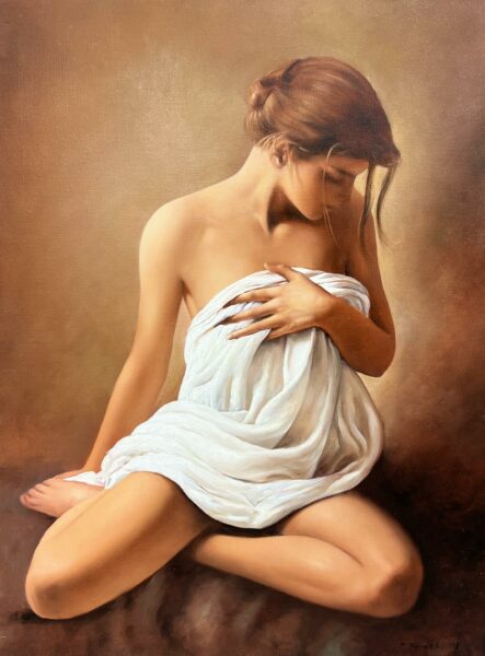 Veil of Quietude - a painting by Piotr Topolski