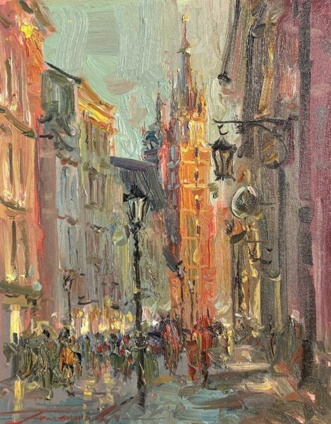 Gilded Passage - a painting by Jarosław Tarnowski